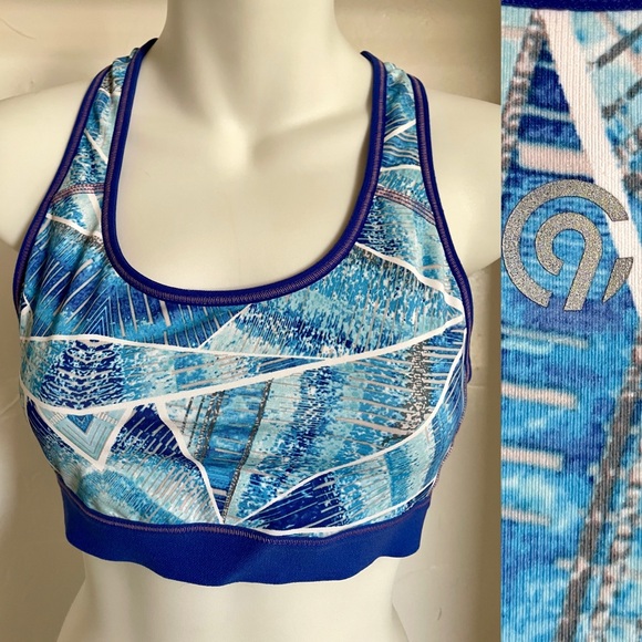 C9 by CHAMPION NWOT POWER CORE Blue Sports BRA Size Medium - Picture 8 of 9